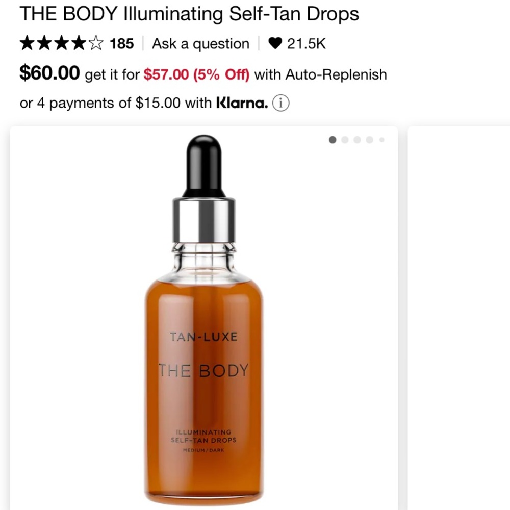 Tan Lux self tanner